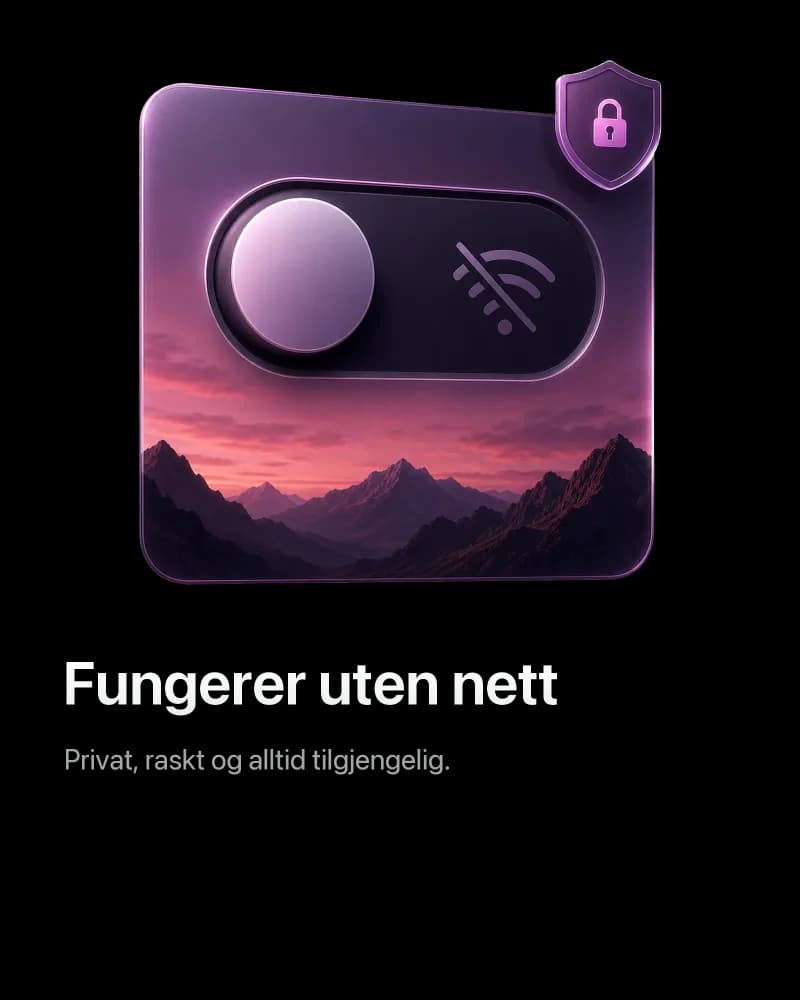 Fungerer uten nett